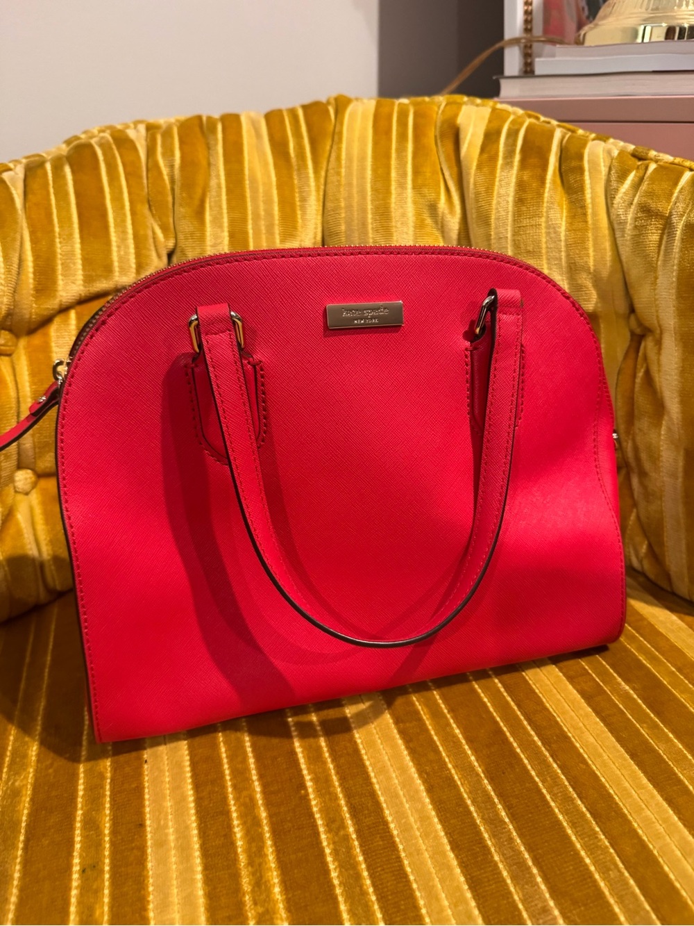 kate spade Red Dome Satchel